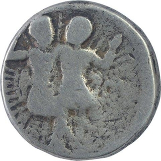 Silver Zodiac Rupee Coin of Jahangir of Ahmadabad Mint.