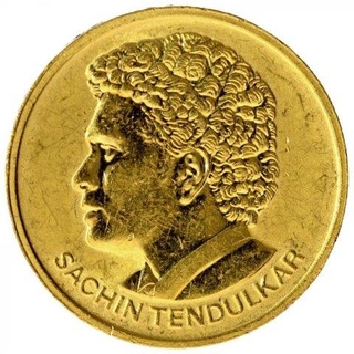 Gold Token of Sachin Tendulkar of 1999.