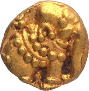 Gold Fanam Coin of Western Ganga Dynasty.