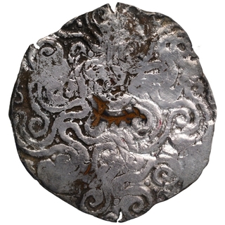 Punch Marked Silver Vimshatika Coin of Panchala Janapada.