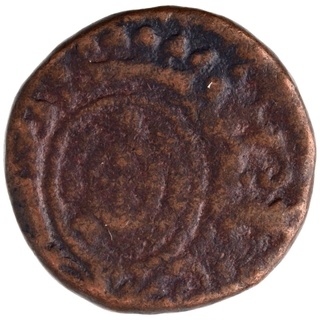 Copper Twelve Reis Coin of Joao of Goa of Indo Portuguese.