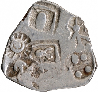 Punch Marked Silver Karshapana Coin of Magadha Janapada.