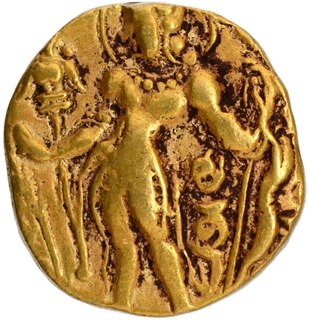 Gold Dinar Coin of Chandragupta II of Gupta Dynasty of of Archer type.