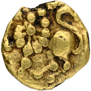 Gold Fanam Coin of Kadambas of Goa.