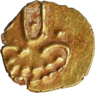 Gold Fanam Coin of Samarakolakalan of Banas of Madurai.