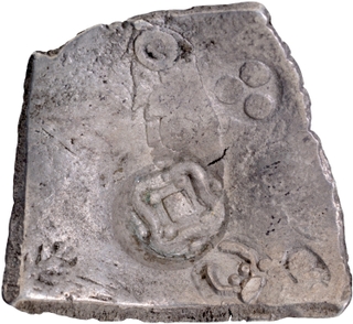 Silver Five Shana Narhan Hoard type Coin of Shakya Janapada.