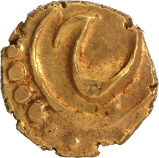 Gold Fanam Coin of Tipu Sultan of Patan Mint of Mysore Kingdom.