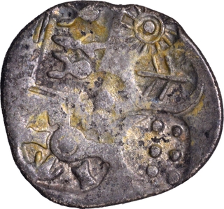  Aurihar Hoard type Silver Punch Marked Karshapana Coin of Magadha Janapada.