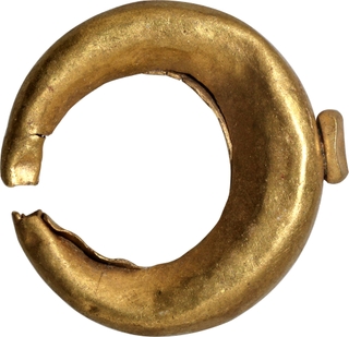 Gold Lunar Moon Pendent of Roman  Period.