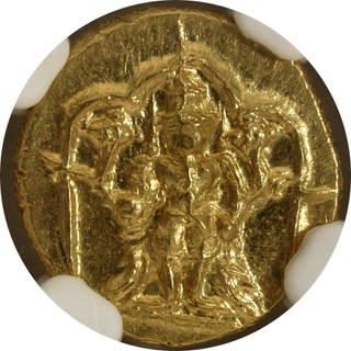 NGC Graded Gold Half Varaha Coin of Venkatapathiraya III of Vijayanagara Empire.