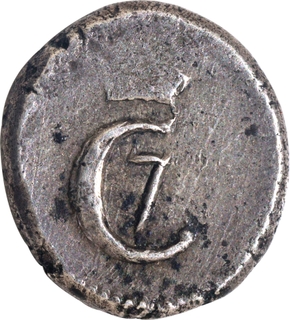 Indo-Danish Tranquebar Christian VII Silver Royalin 1770 AD Issuer Danish Royal Colony Coin.