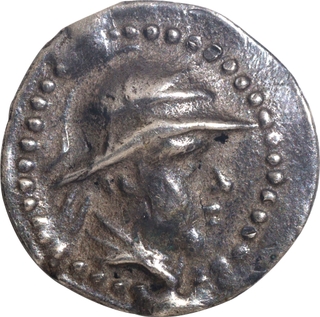 Rare Silver Obol Coin of Eucratides I of Indo Greeks.