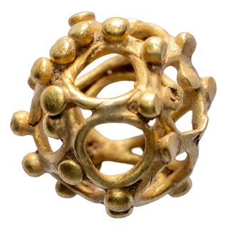 Very Rare Primitive Money Gold Ball of Rigvedic Period.