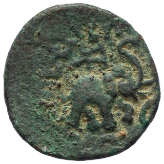 Rare Kukutakhada type Copper Coin of  Vidarbha Region of  Pre Satavahanas.