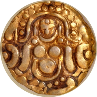 Base Gold Four and Half Masha Coin of Govinda Chandra of Gahadavalas of Kanauj.