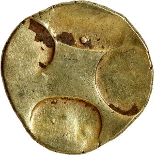 Punch Marked Gold Pagoda Coin of Paramaras of Vidarbha.