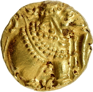 Very Rare Gold Gadyana Coin of Western Ganga Dynasty.