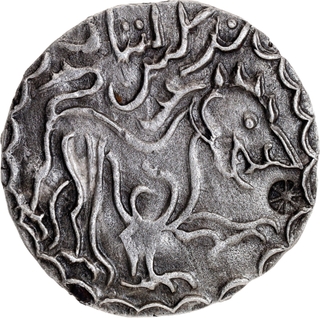 Bengal Sultanate, Jalal ud-Din Muhammad 2nd Reign, Silver Tanka 'Lion' Type, Struck in Name of His Father Ganesha (G&G #B342).