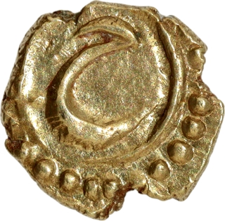 Rare UNC Condition Mysore Kingdom Tipu Sultan Gold Fanam Coin of Patan Mint with AM year 1216.