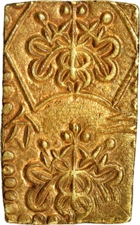 Gold Nibu Kin Coin of Tokugawa Shogunate of Japan.