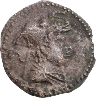 Very Rare Silver Obol Coin of Demetrios I of Indo Greeks.