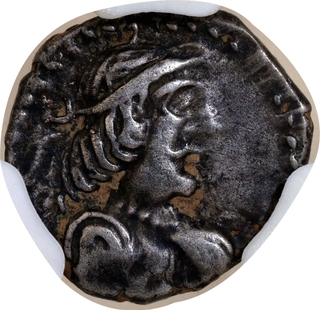 Very Rare NGS Graded Silver Drachma Coin of Kozana of Paratarajas.