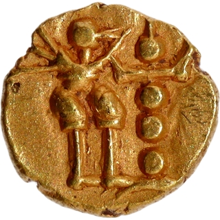 Rare Gold Fanam Coin of Kadambas of Nagarakhanda.