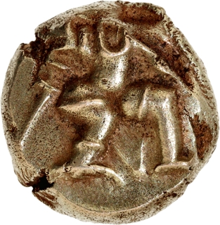 Very Rare Hari Hara I Gold Varaha Coin of Sangama Dynasty of Vijayanagara Empire.