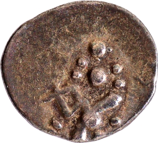 Malabar and Cochin Silver Tara Coin of Post Vijayangar Empire with Shri Krishna playing flute.