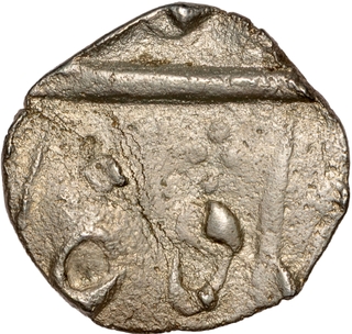 Nawabs of Surat Silver 1/20 Rupee (Suki) Surat Mint 21 RY Coin.