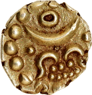Travancore State -Karthik Thirunal Rama Varma Gold Anantarayan Fanam, 1758–1798 AD, Sharp AU-UNC, Rare.