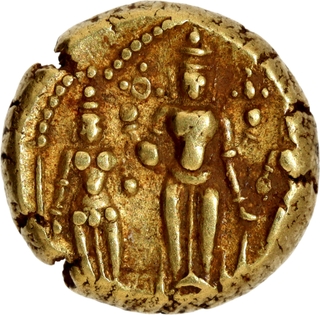 Madras Presidency, Fort St. George Mint, Gold Pagoda (Three Swami Pagoda), Struck at Madras Coin.