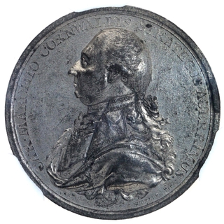 Extremely Rare Cornwallis -Defeat of Tipu Sultan Medal of  1793.