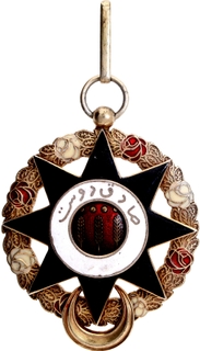 Order of Abbasia  Gold Gilt on Silver Neck Badge of Bahawalpur State.