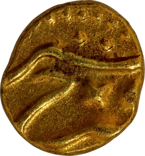 Farruksiyar Karpa /Kharpa Mint Gold Half Fanam Coin.