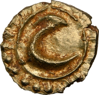 Mysore Kingdom Tipu Sultan, Gold Fanam, Patan (Seringpatan) Mint - NGC MS 63 Coin.