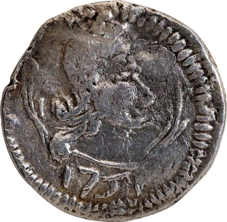 Indo-Portuguese Goa, Silver ½ Tanga (30 Reis) 1751- D. Jose I, Extremely Rare.
