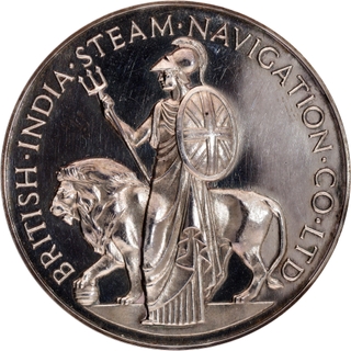  Silver Medal of 100th Anniversary of the British India Steam Navigation Co.