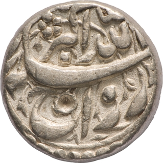 Akbar Silver Rupee -Qila Bandhu (Bandhogarh) Mint, “Qila-e-Bandhu” Couplet Type, Extremely Rare Historical Fortress Issue.