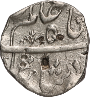 Extremely  Rare Hyderabad Nizam Ali khan Muhammadabad (Bidar) Mint- Silver Rupee In the name of Shah Alam II Coin.