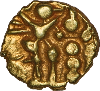 Rare Gold Fanam Coin of Kadambas of Nagarakhanda.