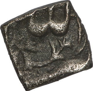 Akbar Urdu Zafar Qarin Mint Silver Square 1/8 Rupee Probabaly Second Known in Public Sale, Unrecorded, Unique, AU-UNC.