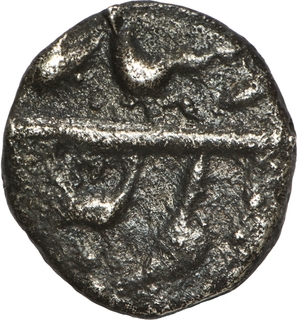 Extremely Rare Aurangzeb Alamgir Ahmadabad Mint, Silver 1/32 Rupee Nisar, Badshah Ghazi type Coin.
