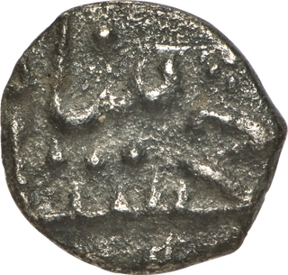 Hyderabad Feudatory, Nizam-ul-Mulk Asaf Jah I Khujista Bunyad Mint, Silver 1/32 Rupee (½ Anna), AH 1159 (1746 AD), In the name of Muhammad Shah Coin.
