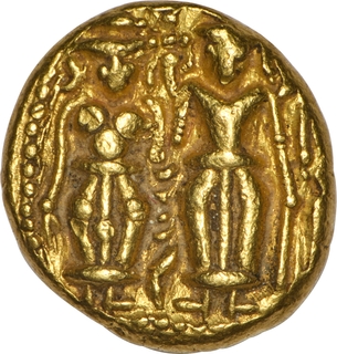 Madras Presidency Fort St. George Mint Gold Three Swami Pagoda Struck at Madras Coin.