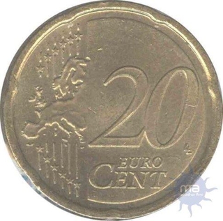Cupro Nickle of Twenty Euro Cent of Germany of the Year of 2008.