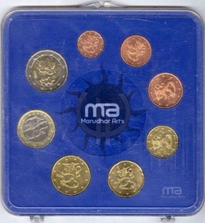 Coins of Finland, Euro Coin Set of 8 coins.