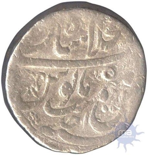 Silver Rupee of Shah Jahan II of  Shahajahanad Mint.