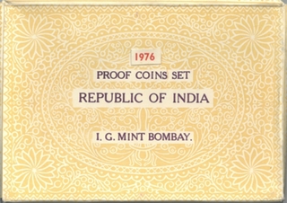 1976 Proof Set – Food & Work for All – Bombay Mint (10 Coins)