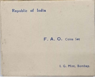 1970 UNC Set of Food for All of Bombay Mint.